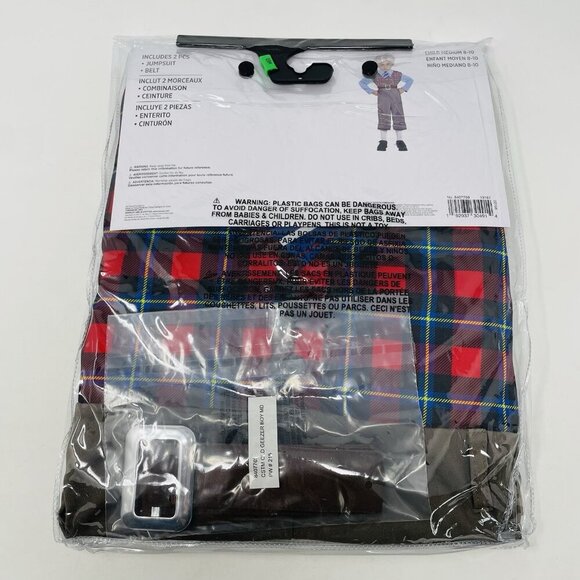 Old Geezer Youth Child Boys Size Medium 8-10 Halloween Dress Up Costume 458 - Picture 4 of 8